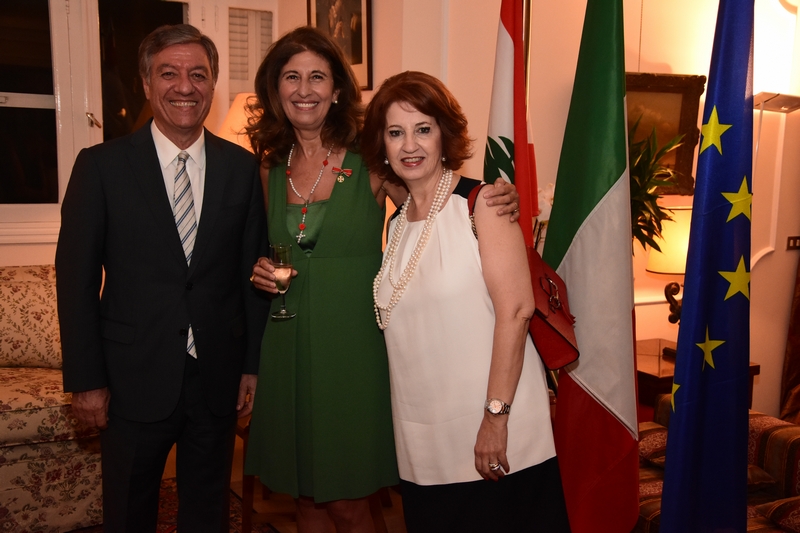 Order of the Star of Italy to Mrs. Marie Semaan